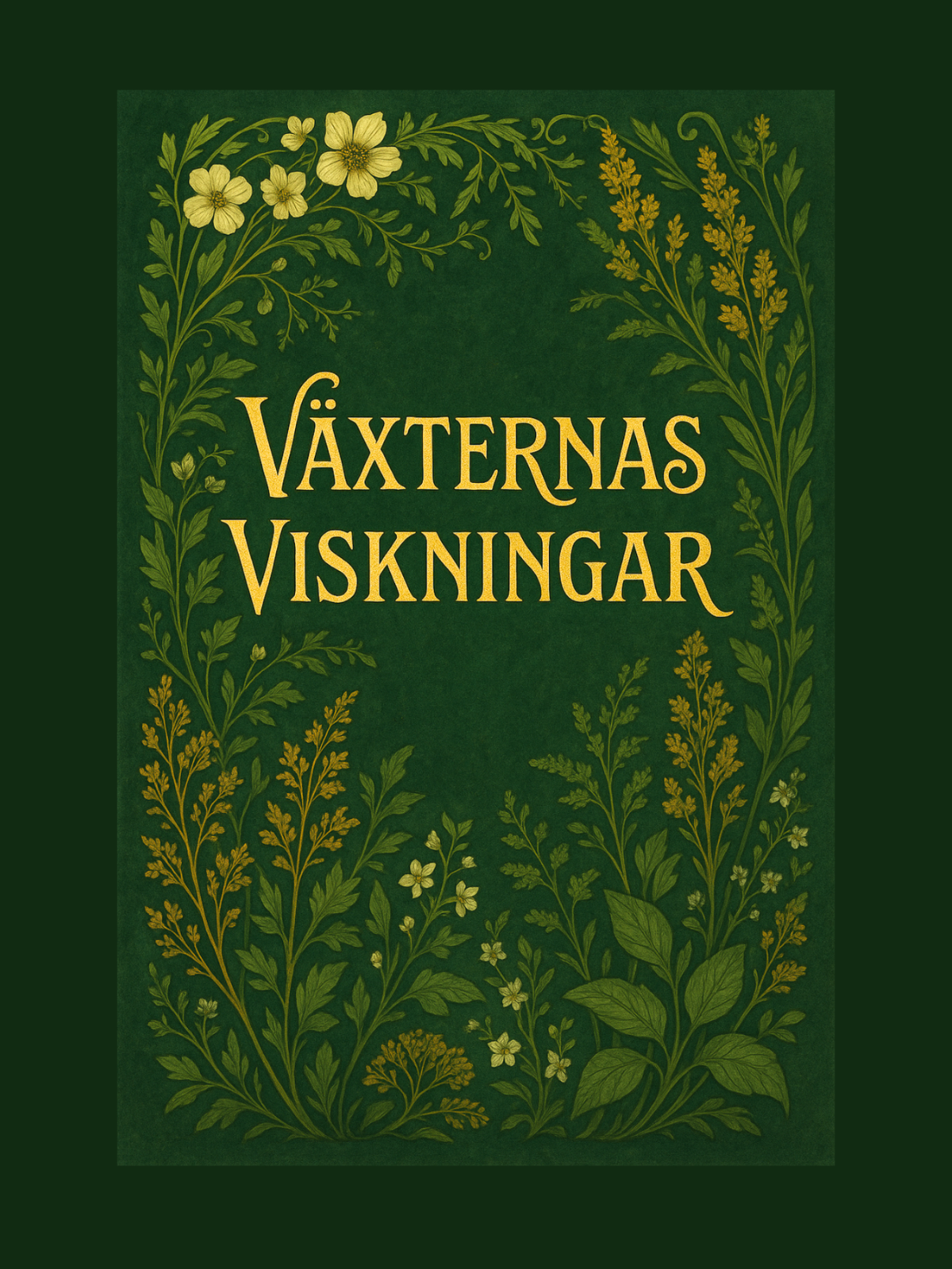 VÄXTERNAS VISKNINGAR - en affirmationskortsamling